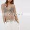 Daisy Street Sheer Knitted Top With Distressing jumpers&cardigans women 100% Acrylic