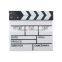 TV plays Acrylic Clapboard Dry Erase Director Film Movie Clapper Board Slate 9.6 * 11.7" with Color Sticks