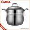 Nostick Stainless steel Couscous steamer pot
