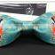 Cotton Print Sailboats Butterfly Bow Tie