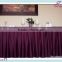 YHK#01 box pleats table skirt - polyester banquet wedding wholesale chair cover sash table cloth skirt linen