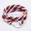 Brand / Logo Custom Available Fish Hook Bracelet Silver Hope Fish Hook With Double Wrap Cotton Rope Bracelet