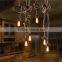 High Power Unique Design E27 220V Vintage Edison Light Hemp Rope Pendant Lamp