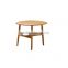 small round wooden table with metal leg home furniture Dining Table coffee table
