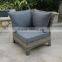 sectional rattan corner sofa furniture, plastic rattan wicker corner sofa garden furniture