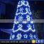 pure copper wire multicolor christmas 3d lights