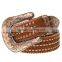 2016 New Design Unisex Genuine Leather Studs Fashion Belt Waist Belt