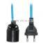E27 Edison Pendant Lamp Retro Vintage Light Bulb Holder Socket Base with cable