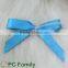 pre tied polyester satin ribbon bow with wire twist