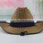 In Stock Cheap Plain Cowboy Straw Hat