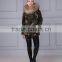 Pure popular jacket with natural faux fur lining Womens Korea star same style short styel jacket                        
                                                                                Supplier's Choice