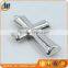Stainless steel religious cross pendants necklaces