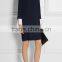 Ladies autumn boat neck long sleeve shift dress, knee length gaun designs casual dress SYA15168