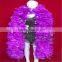 Feather Showgirl Latin Drag Leotard Coat