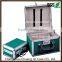 Green aluminum medical first aid case with lock