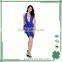 High quality blue backless bandage dress sexy bust bare bandage dress