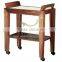 2016 Hot Sales Wooden Golden Tea Trolley Service Trolley&Room Service Trolley