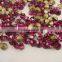 1gross MOQ wholesale fuchisa color crystal pointback rhinestone for jewelry accessories