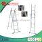 Manufacture aluminium combination extension ladder for sale