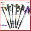 popular xia guang three sections carbon fiber adjustable telescopic trekking pole nordic walking hiking stick