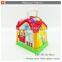 Cute electric learning cartoon toy house with music for baby
