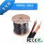 yueyangxing RGseries RG59 conductor CU CCS CCA foil braid coaxial cable PE PVC