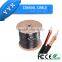 yueyangxing RGseries RG59 conductor CU CCS CCA foil braid coaxial cable PE PVC