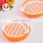 Double Layer Round Washing Basket Fruit Draining Basket Plastic PP Kitchen Basket