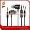 Metallic Noodle cable earphones&earbuds with mic from Factory