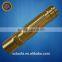 CNC precision aluminum brass threaded lighting pipe