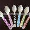 cheap disponsable fork and spoon with logo customize make wholesale hotsale