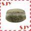 Wholesale flat top blank fashion military cap hat from China