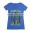 Hot sale 100% cotton short sleeve heat transfer t-shirt