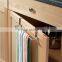 Kitchen or bathroom cabinet over the door towel bar