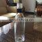 Empty little spirits glass wine bottle with screw cap