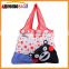 Tote style Customized reusable polyester Foldable shopping bag