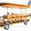 15 person Four wheel beer bike mobile bar tour beer Party bike