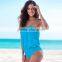 hot girl's swimwear Fashion style solid color sexy bikini swimwear