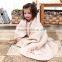 2016 New Design Air Layer Embroidery Colored Cotton Knitted Baby Blanket