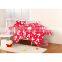 Flannel coral fleece quilt 3 pieces sets for kindergarten child and baby cute rabbit style