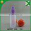 China manufacturers 20ml e juice dropper bottle with long thin tip