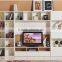 TV Stand With Bookcase And Cabinets For Whole Sets