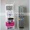 new abs case LCD LED universal remote control unit for LLGG RM-609CB with single blister box package