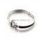 Fashion Design Jewelry Enamel Silver Stainless Steel Belt Bangle Buckle Bracelets for Women