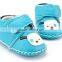 2016 new arrival baby shoes animal embroidered leather baby sport shoes