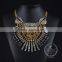 high quality vintage rhinestone chunky statement necklace tin alloy fashion women pendant necklace 6390093