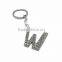 Hot Sale Fashion Custom Letter Crystal Metal Key Chain