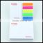 Plastic Cover 95 pcs memo note Memo Pads with Calendar print for business promotional gift