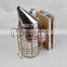 High Quality Stainless Steel Beekeeping Equipment Leathroid Bee Smoker for Sale