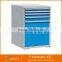 2017 multi drawer metal workshop tool cabinet rolling steel box on wheels